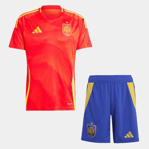 Spain Home Jersey Kit EURO (Jersey+Shorts)