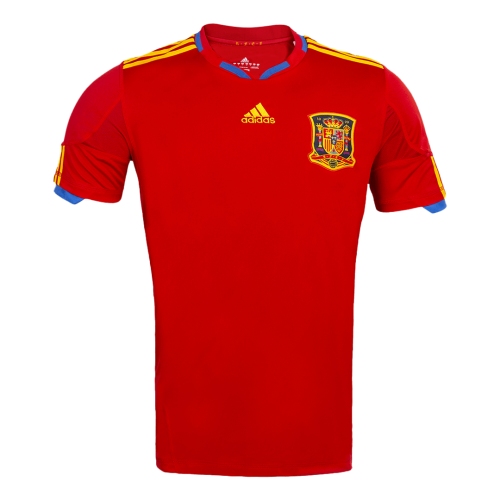 Spain Home Soccer Jersey Retro 2010