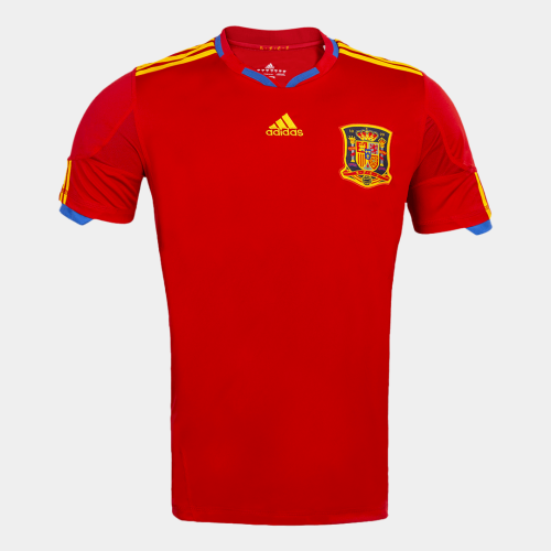Spain Home Soccer Jersey Retro 2010