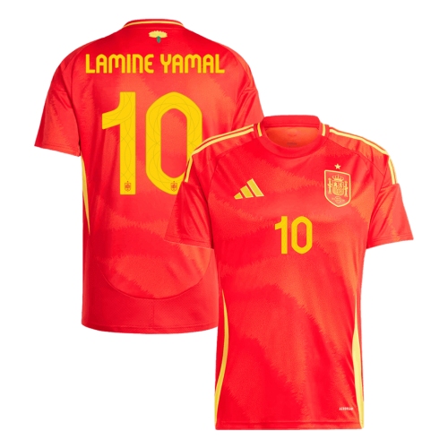 Spain LAMINE YAMAL #10 Home Soccer Jersey EURO