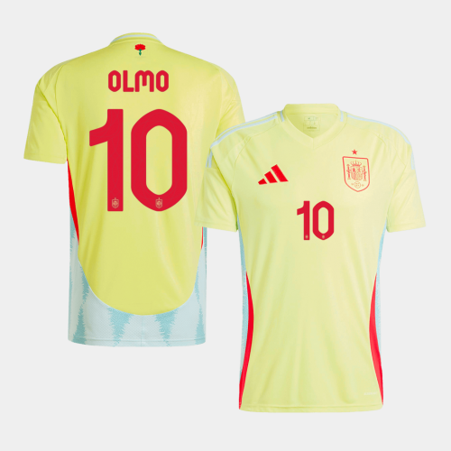Spain OLMO #10 Away Jersey EURO