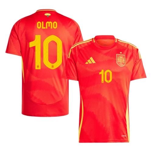 Spain OLMO #10 Home Jersey EURO
