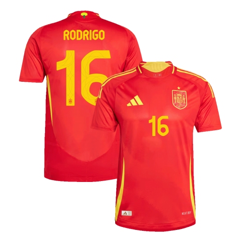 Spain RODRIGO #16 Home Jersey Authentic EURO
