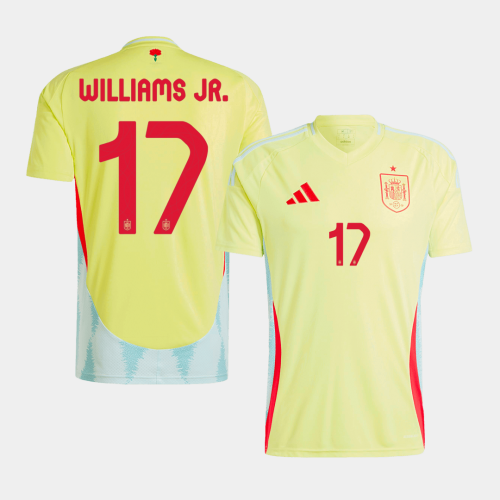 Spain WILLIAMS JR. #17 Away Jersey EURO