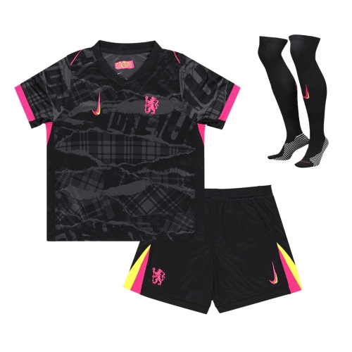 Chelsea Third Away Soccer Jersey Kit Kids(Jersey+Shorts+Socks)