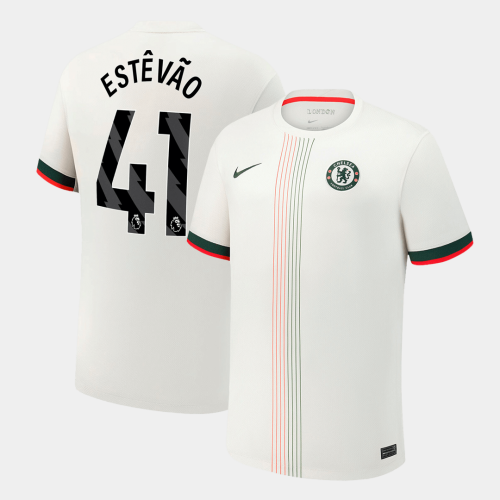 ESTÊVÃO #41 Chelsea Soccer Jersey Away Custom Shirt 2025/26