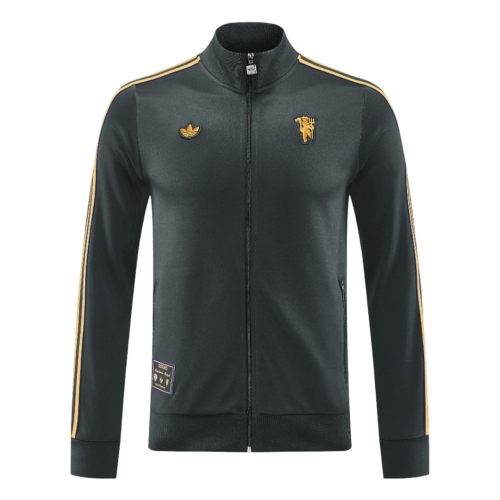 25/26 Manchester United Training Jacket Black