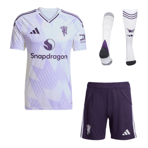 Manchester United Away Soccer Jersey Kit 2025/26