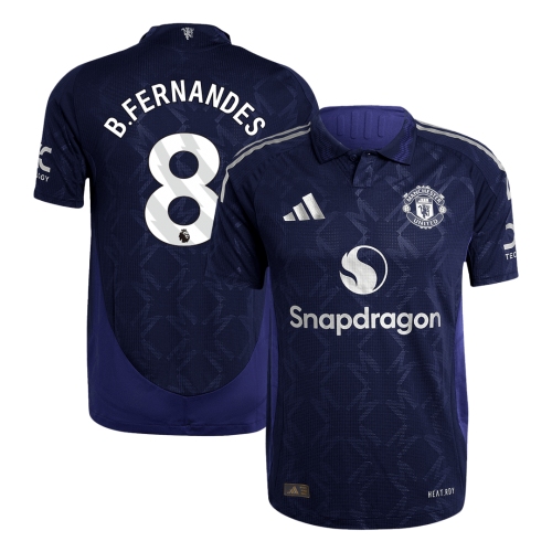 Manchester United B.FERNANDES #8 Away Soccer Jersey Authentic