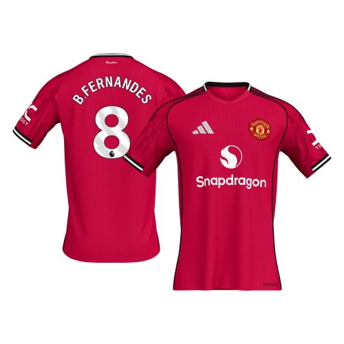 Manchester United B.FERNANDES #8 Home Soccer Jersey 2025/26