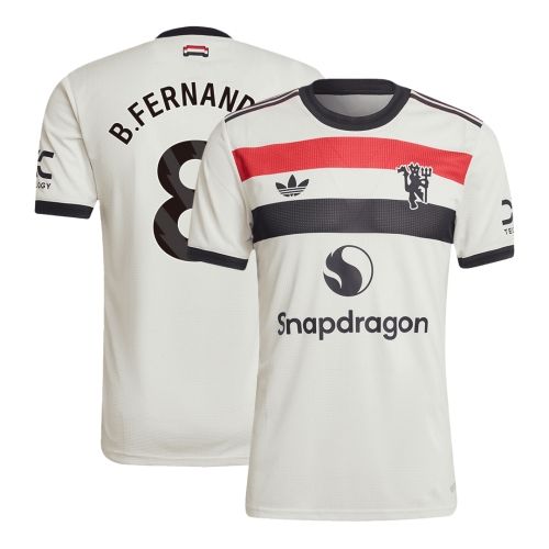 Manchester United B.FERNANDES #8 Third Away Soccer Jersey Authentic