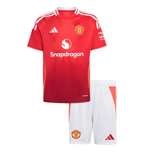 Manchester United Home Jersey Kit Kids(Jersey+Shorts)