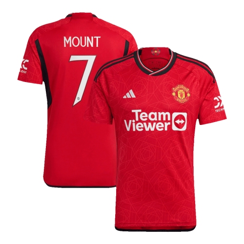 Manchester United MOUNT #7 Home Jersey 2023/24 - UCL Edition