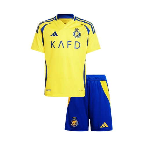 Al Nassr Home Soccer Jersey Kit Kids(Jersey+Shorts)