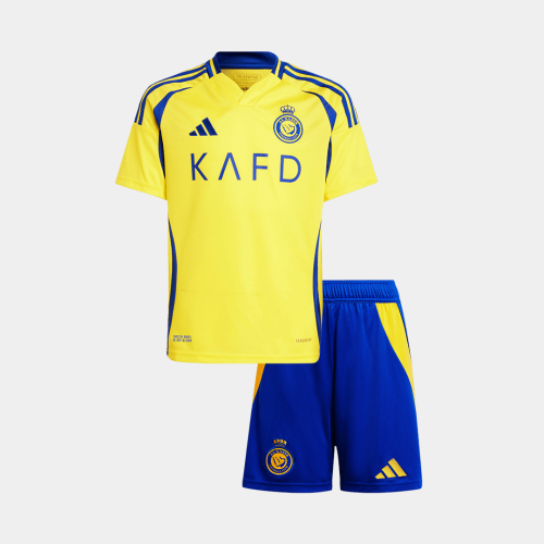 Al Nassr Home Soccer Jersey Kit Kids(Jersey+Shorts)