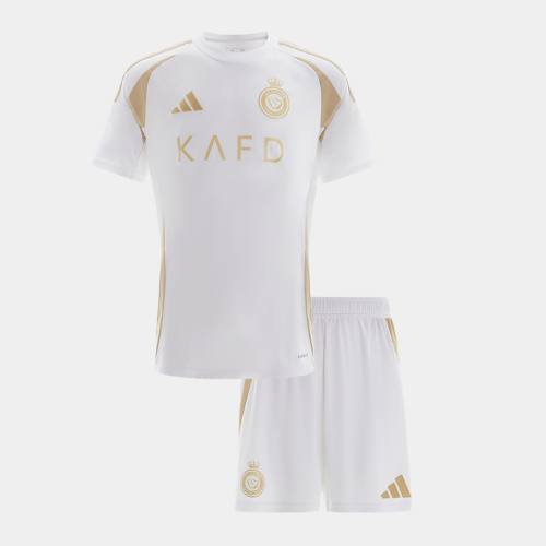 Al Nassr Third Away Soccer Jersey Kit Kids(Jersey+Shorts)