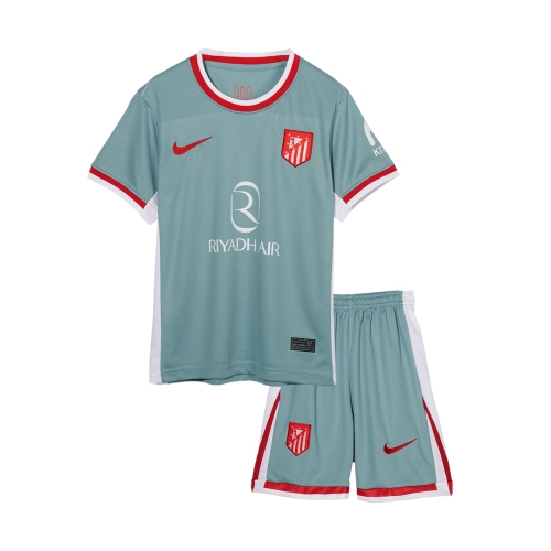 Atletico Madrid Away Soccer Jersey Kit 2024/25 Kids(Jersey+Shorts)