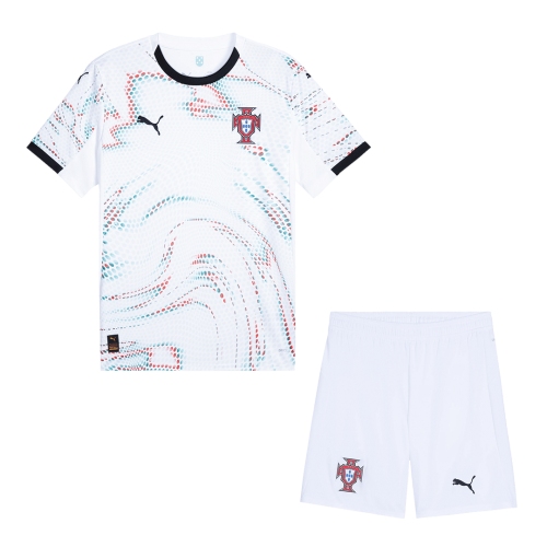 Portugal Away Soccer Jersey Kit 2025 (Jersey+Shorts)