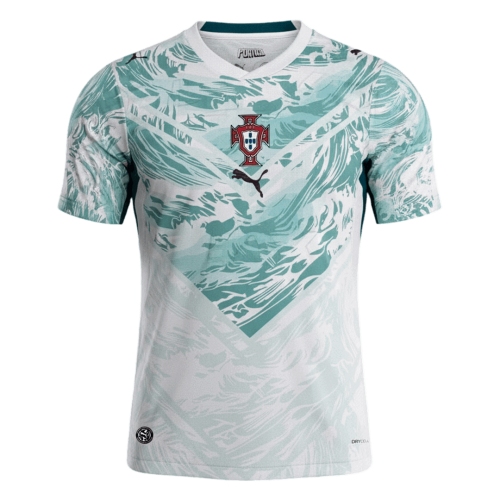 Portugal Away Soccer Jersey World Cup 2026 White&Green