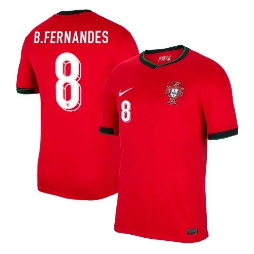 Portugal B.FERNANDES #8 Home Jersey EURO
