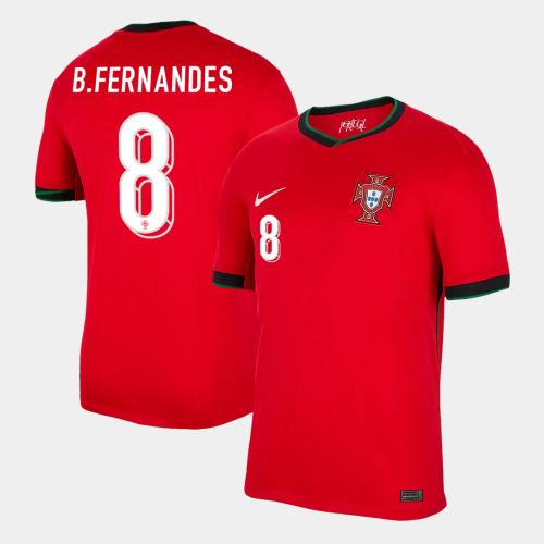 Portugal B.FERNANDES #8 Home Jersey EURO