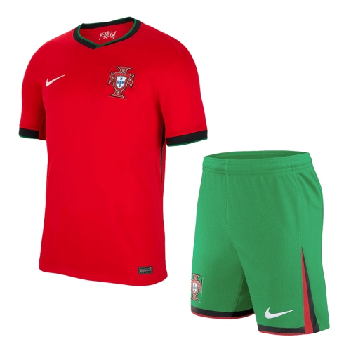 Portugal Home Jersey Kit EURO (Jersey+Shorts)