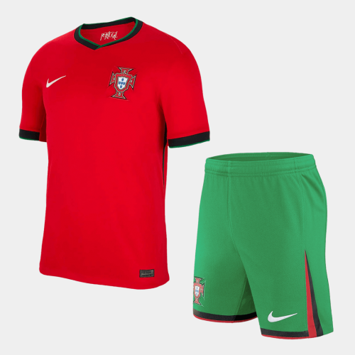 Portugal Home Jersey Kit EURO (Jersey+Shorts)
