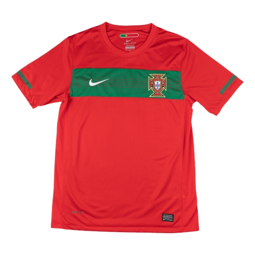 Portugal Home Soccer Jersey Retro 2010