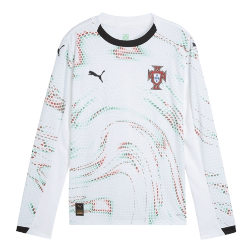 Portugal Long Sleeve Away Soccer Jersey 2025