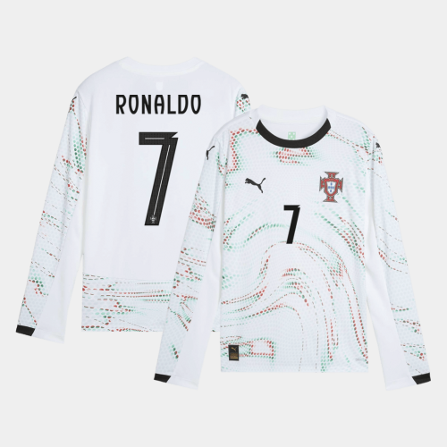 Portugal RONALDO #7 Away Soccer Jersey 2025