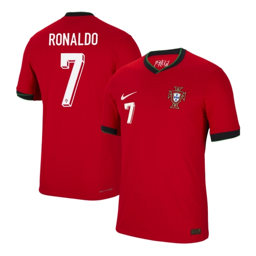Portugal RONALDO #7 Home Jersey Authentic EURO