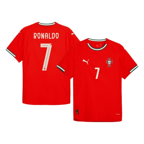 Portugal RONALDO #7 Home Soccer Jersey Authentic 2025