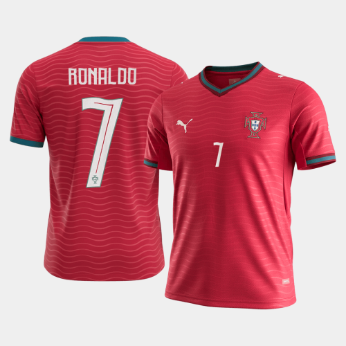 RONALDO#7 Portugal Home Soccer Jersey World Cup 2026 Red