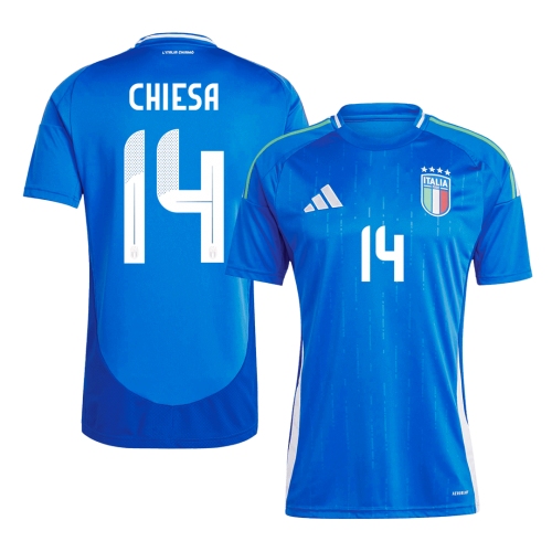 Italy CHIESA #14 Home Jersey EURO