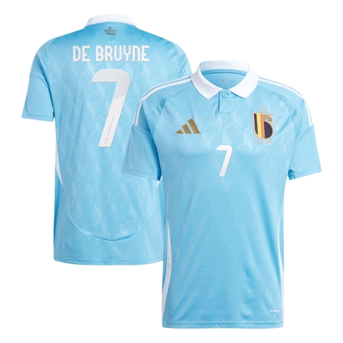 Belgium DE BRUYNE #7 Away Jersey EURO