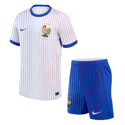 France Away Jersey Kit EURO (Jersey+Shorts)