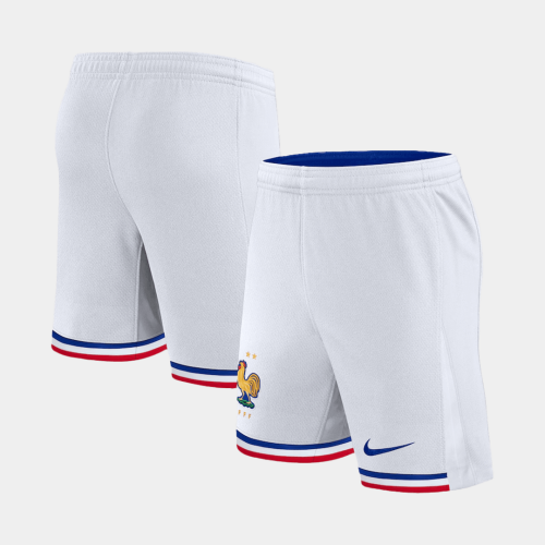 France Home Soccer Shorts