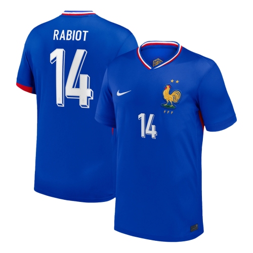 RABIOT #14 France Euro Home Soccer Jersey Blue