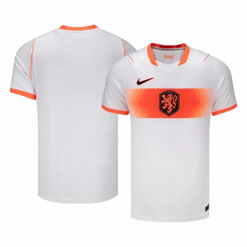 Netherlands Away Soccer Jersey World Cup 2026 White