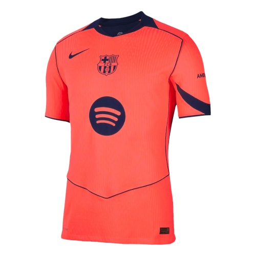 Authentic Barcelona Third Away Soccer Jersey 25/26 Orange
