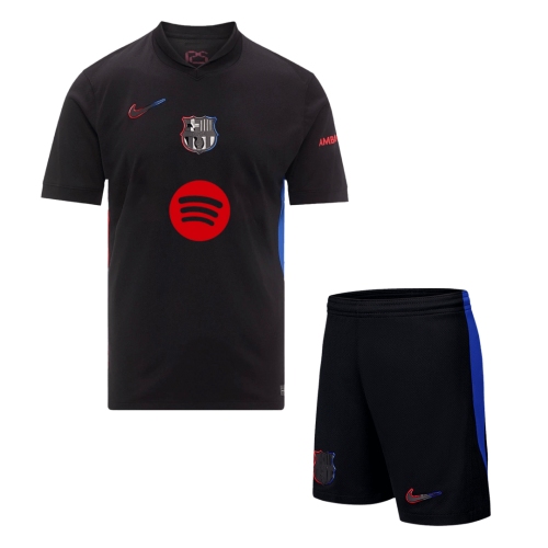 Barcelona Away Soccer Jersey Kit (Jersey+Shorts)- Spotify Logo Without Text