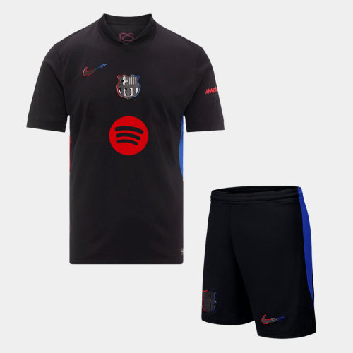 Barcelona Away Soccer Jersey Kit (Jersey+Shorts)- Spotify Logo Without Text
