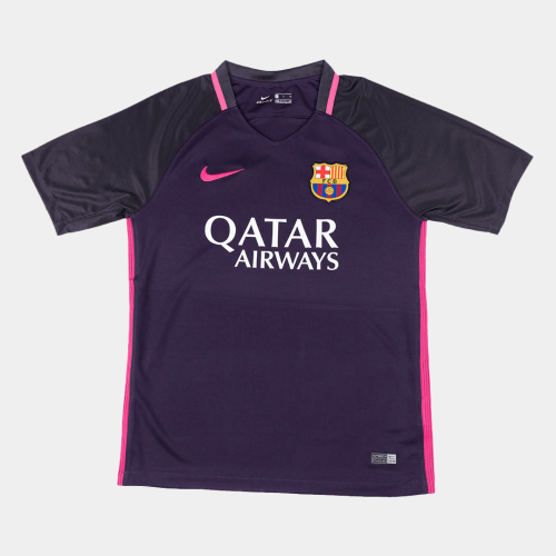 Barcelona Away Soccer Jersey Retro 2016/17