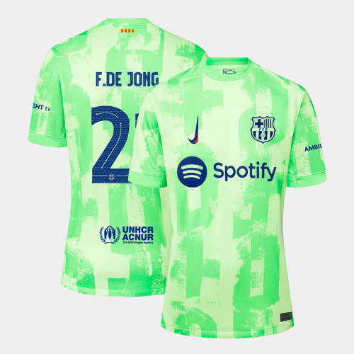 Barcelona F.DE JONG #21 Third Away Jersey - UCL Edition