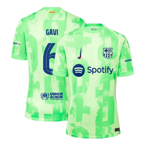 Barcelona GAVI #6 Third Away Jersey - UCL Edition