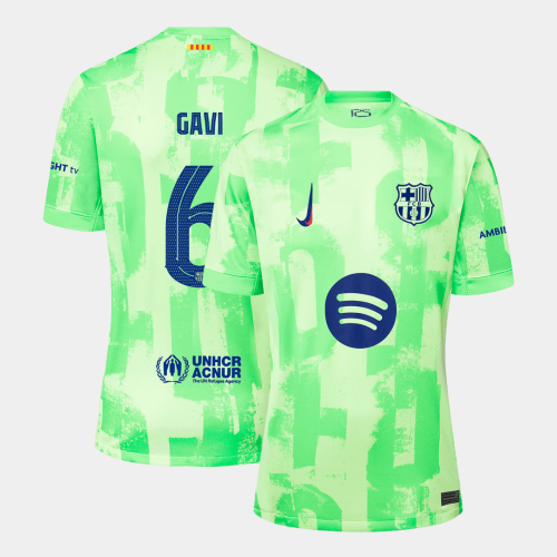 Barcelona GAVI #6 Third Away Jersey - UCL