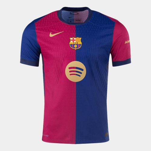 Barcelona Home Jersey Authentic Spotify Logo Without Text