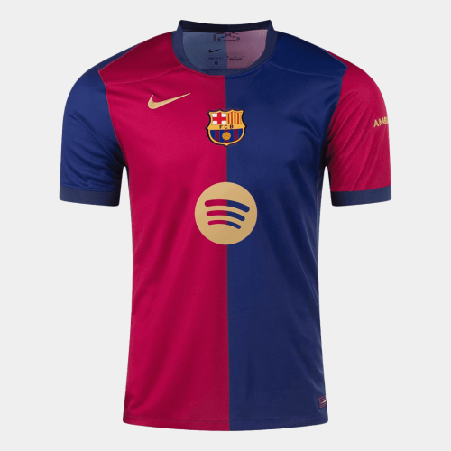 Barcelona Home Jersey-Spotify Logo Without Text