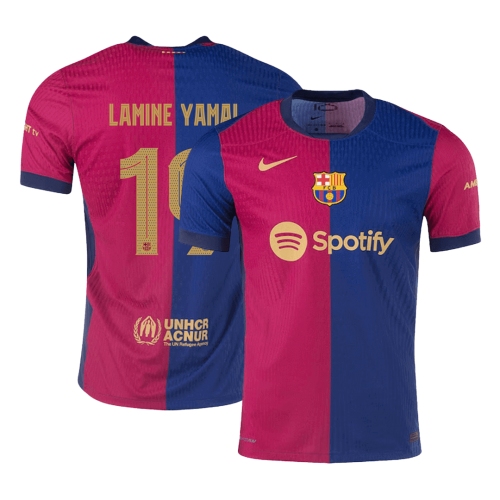 Barcelona LAMINE YAMAL #19 Home Jersey Authentic - UCL Edition