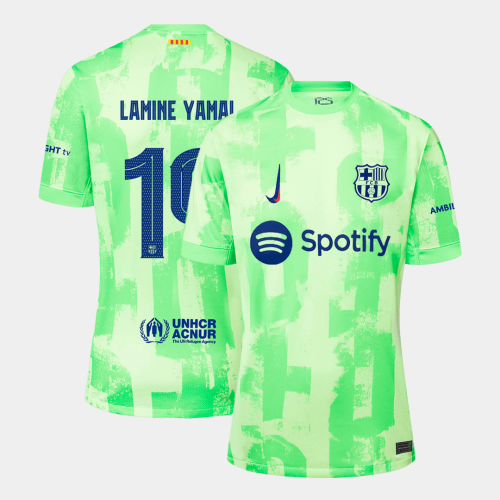 Barcelona LAMINE YAMAL #19 Third Away Jersey - UCL Edition